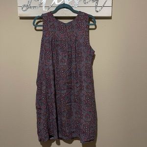 Gap - paisley sleeveless dress with pockets
